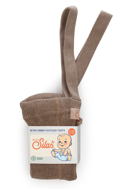 Silly Silas - Baby Leggings Träger Baumwolle (Bio) braun