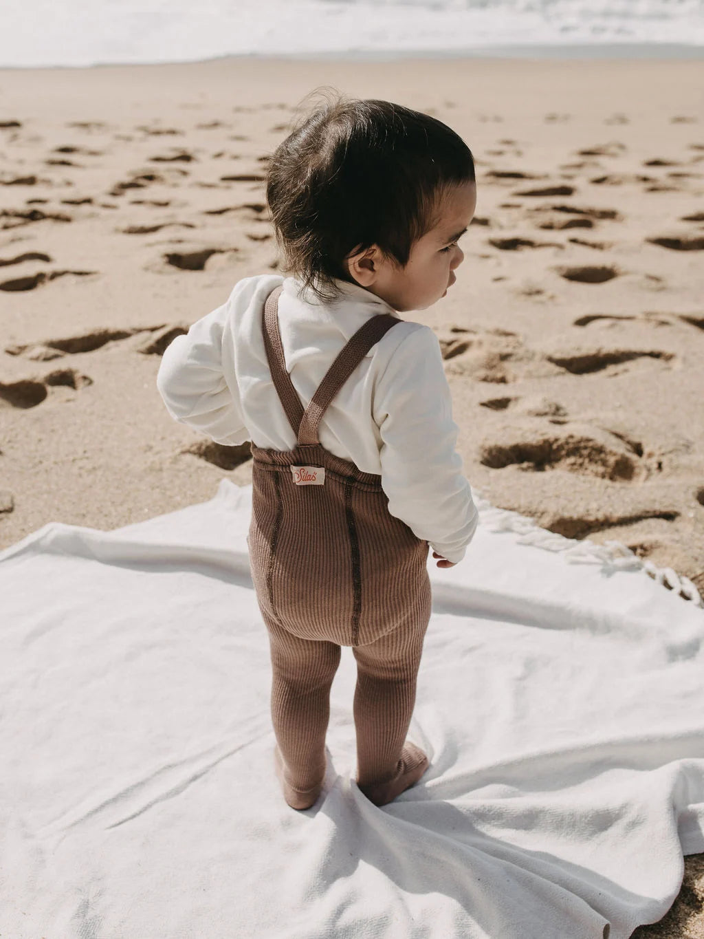Silly Silas - Baby Strumpfhose Träger Baumwolle (Bio) braun