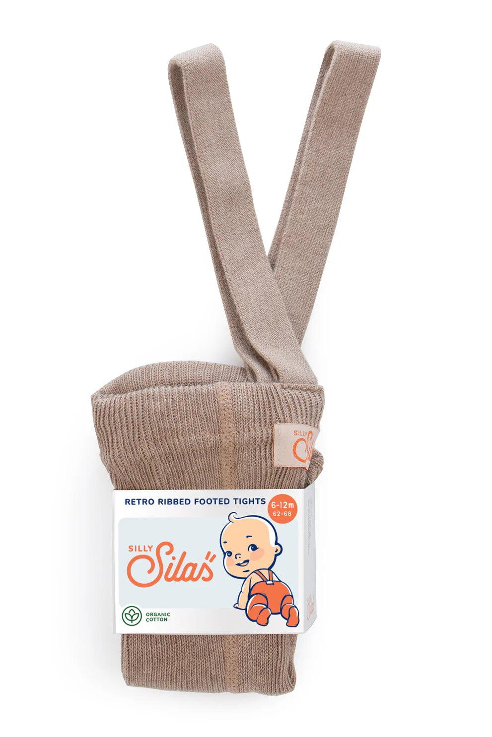 Silly Silas - Baby Strumpfhose Träger Baumwolle (Bio) braun