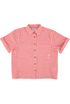 Sisters Department - Damen Bluse rot-weiss Baumwolle (Bio)