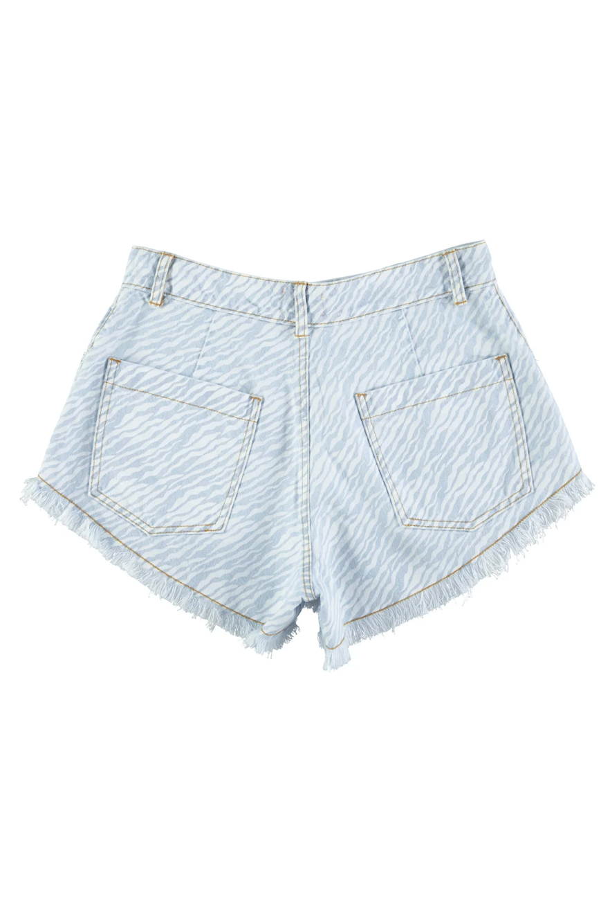 Sisters Department - Damen Shorts "Zebra"-Print