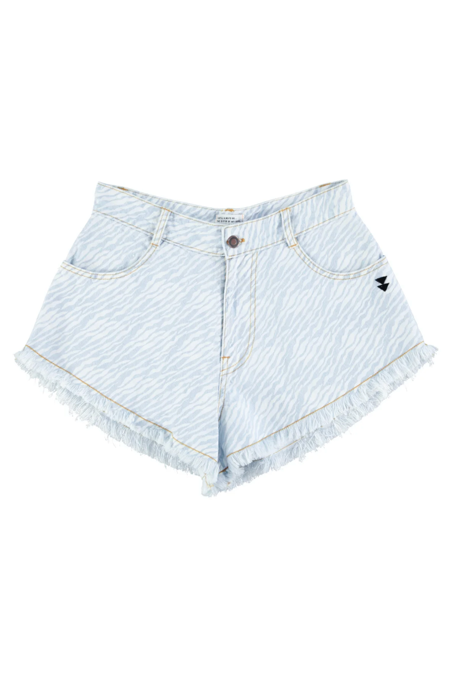 Sisters Department - Damen Shorts "Zebra"-Print