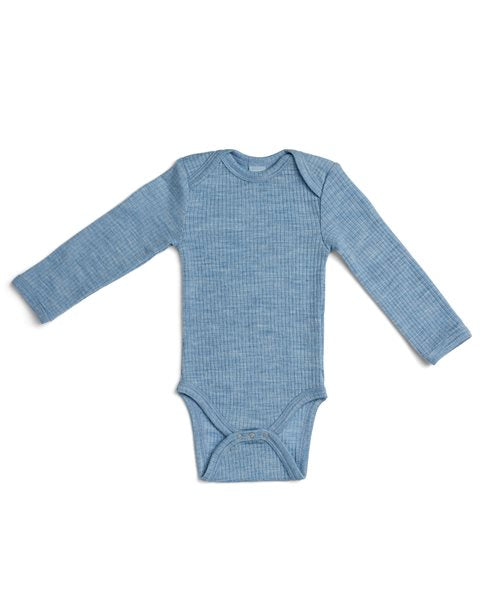 Smallstuff - Baby Body Merinowolle "Light Nature" blau