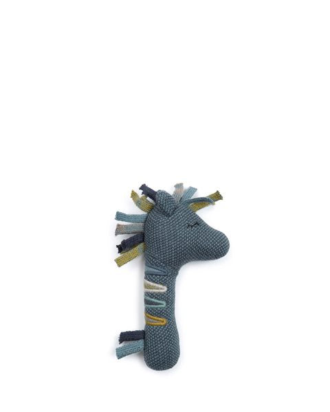 Smallstuff - Rassel als Zebra für Babys in blau