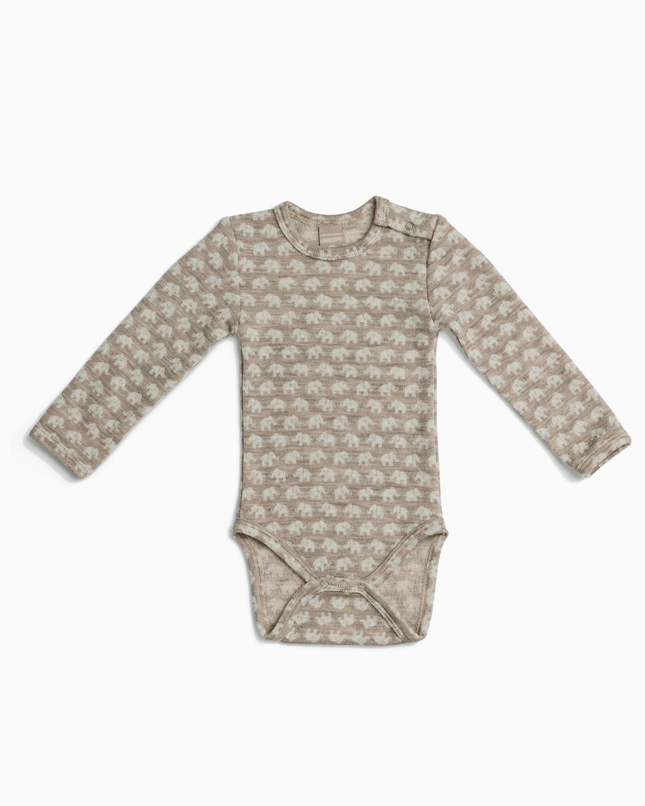 Smallstuff - Baby Body Merinowolle Elefanten