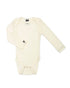 Warmes Babybody aus 100% Merinowolle ist perfekt für die kalte Tage von Smallstuff.
