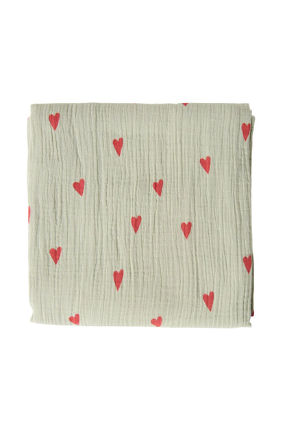 Studio Noos - BabySwaddle 120cm x 120cm aus Baumwolle (bio) grün
