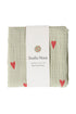 Studio Noos - Babyswaddle 70cm x 70cm aus Baumwolle (bio) grün