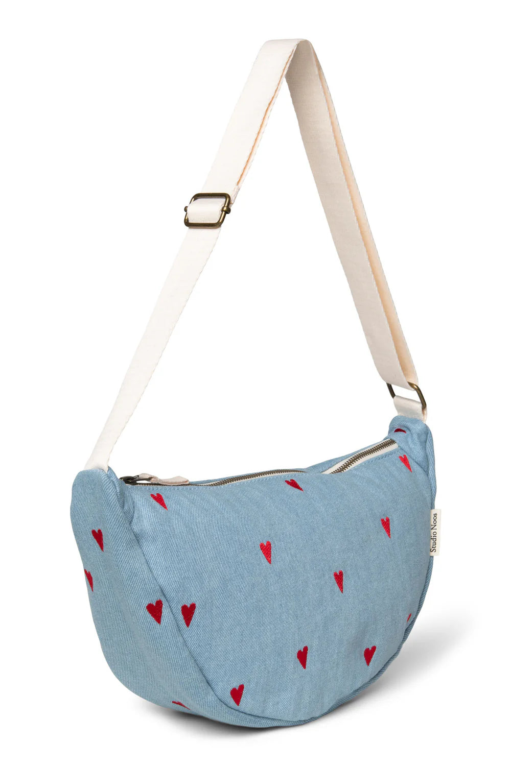 Studio Noos - Denim Gürteltasche Herzen MINI &amp; ME