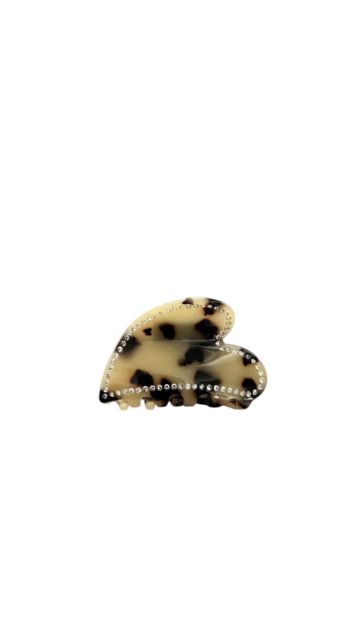 Von Rike - Haarklammer Herz leo Glitzer