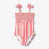 Wheat - Baby Badeanzug “Selma” rot-weiss gestreift