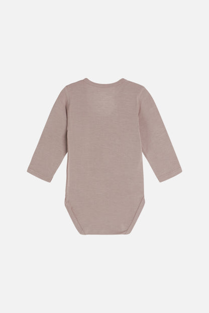 Hust &amp; Claire - Baby Bambusbody Buller langarm hellbraun