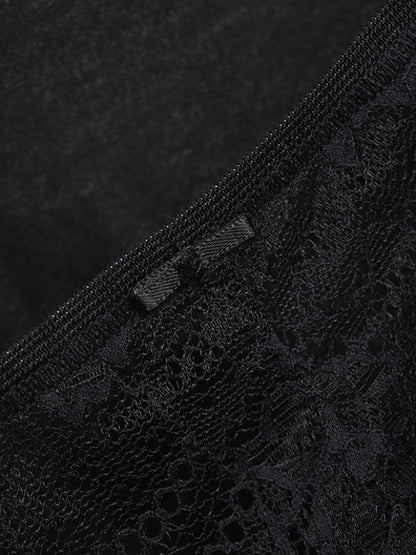 Comazo earth - Jazz Pants mit Spitze schwarz - GOTS zertifiziert