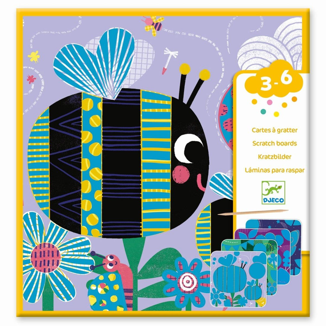 Djeco - Kratzbilder Käfer - AURYN Shop