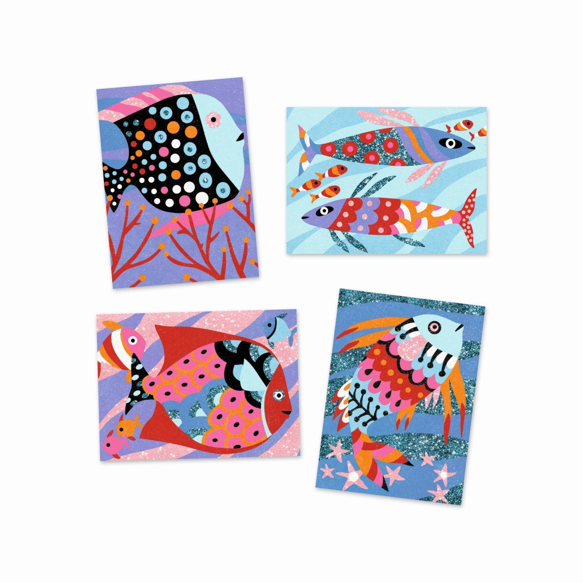 Djeco -  Sandbild Regenbogen Fische - AURYN Shop