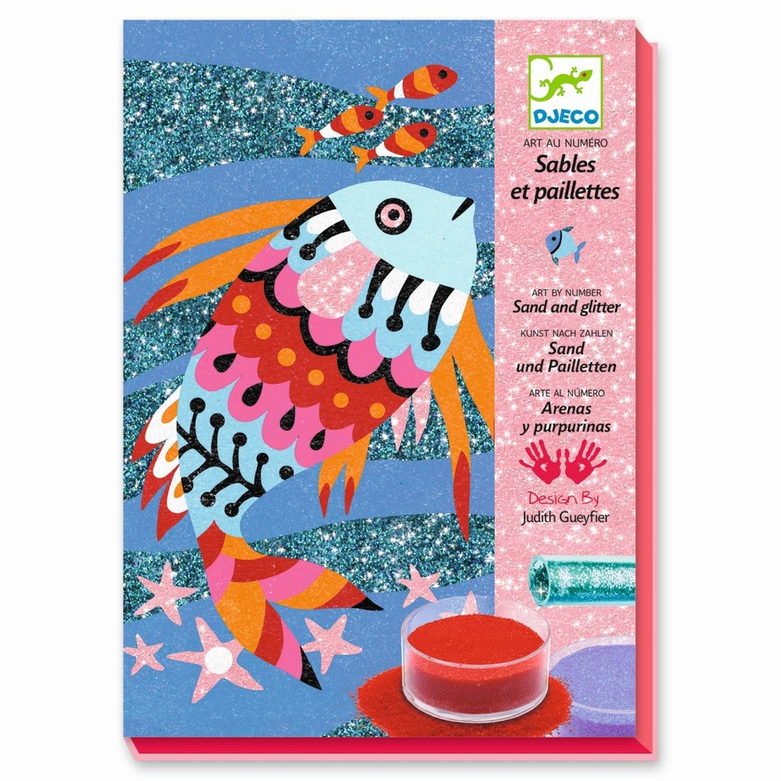 Djeco -  Sandbild Regenbogen Fische - AURYN Shop