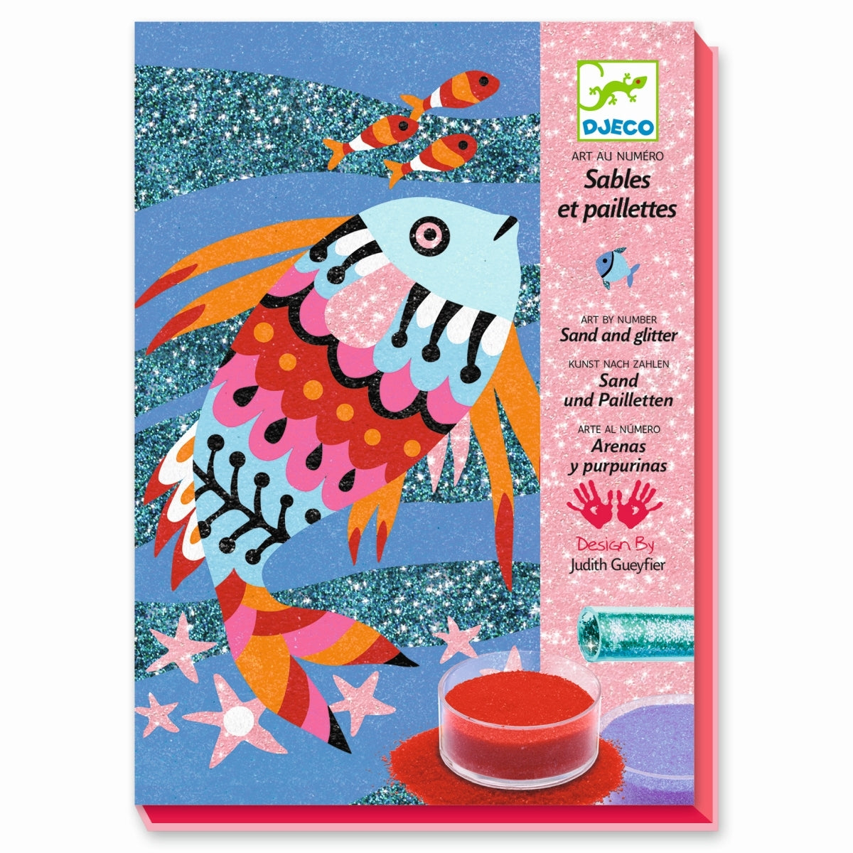 Djeco -  Sandbild Regenbogen Fische - AURYN Shop