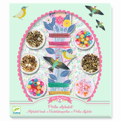 Djeco -  Bastelset Perlen Buchstaben - AURYN Shop