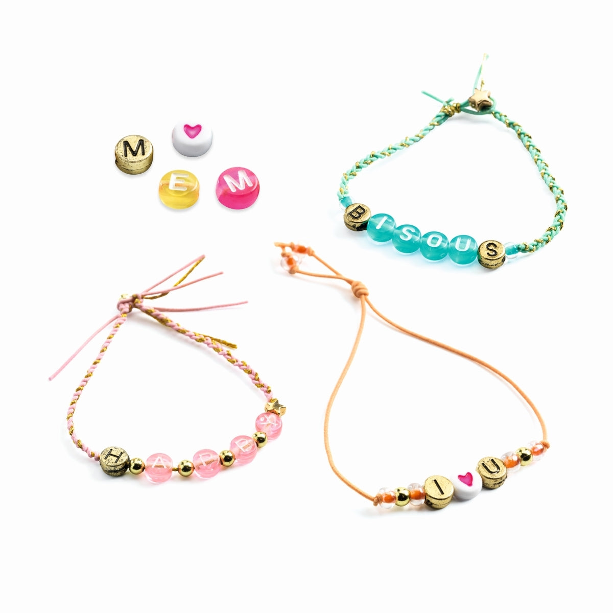 Djeco -  Bastelset Perlen Buchstaben - AURYN Shop