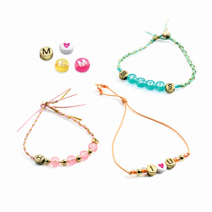 Djeco -  Bastelset Perlen Buchstaben - AURYN Shop
