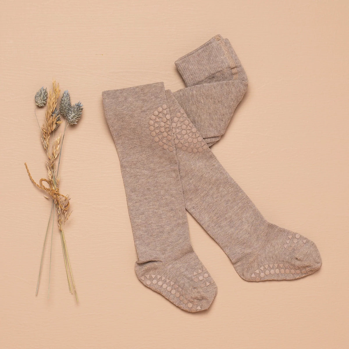 GoBabyGo - Woll-Krabbelstrumpfhose beige