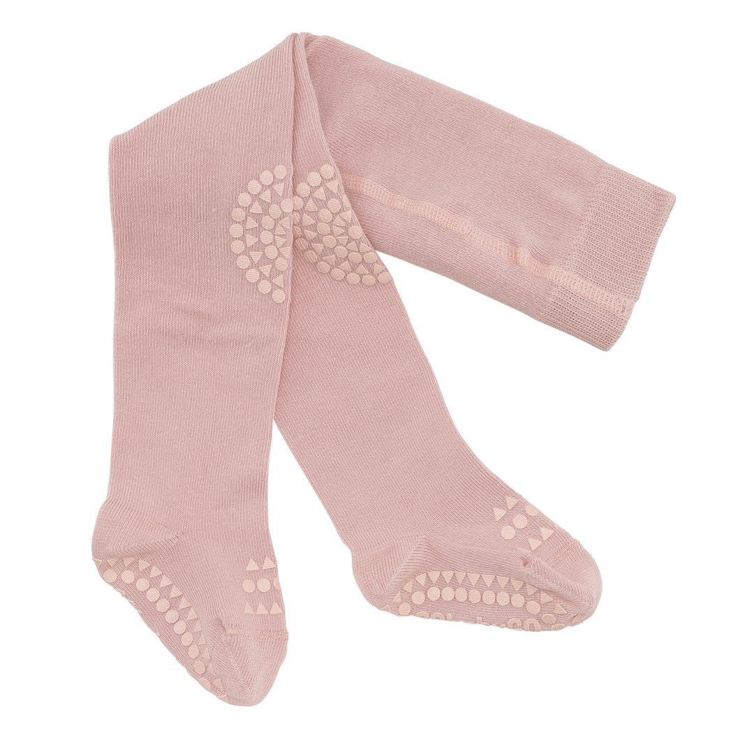 Krabbelstrumpfhose rosa aus Baumwollmix, produziert in Europa vonGo Baby Go