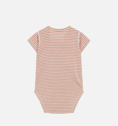 Hust &amp; Claire - Baby Body gestreift rosa - AURYN Shop