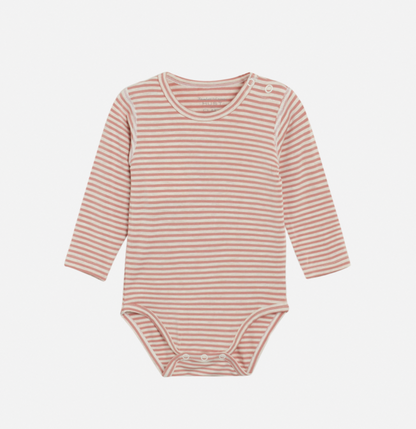 Hust &amp; Claire - Baby Body gestreift rosa - AURYN Shop