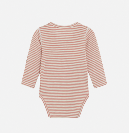 Hust &amp; Claire - Baby Body gestreift rosa - AURYN Shop