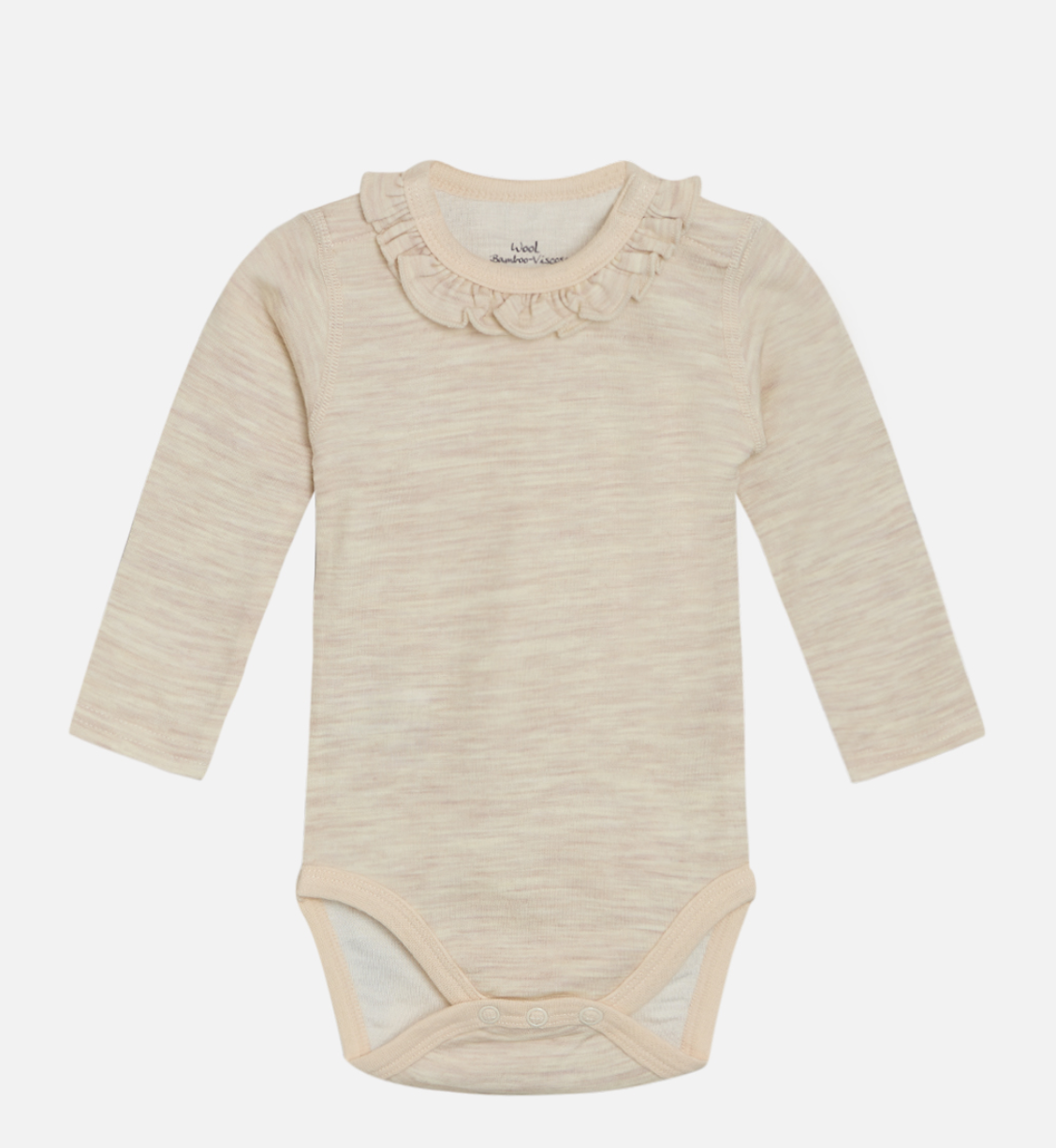 Hust &amp; Claire - Baby Body Langarm mit Kragen hell - AURYN Shop