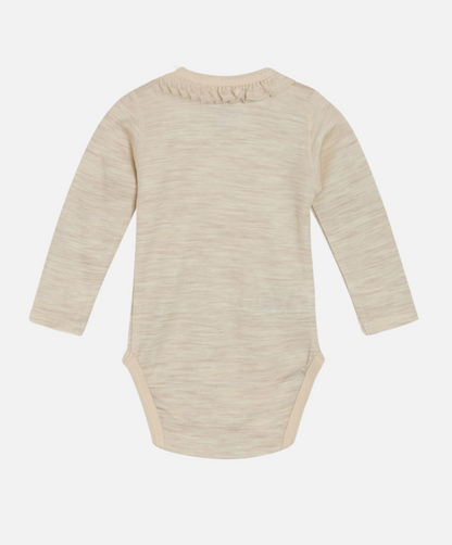 Hust &amp; Claire - Baby Body Langarm mit Kragen hell - AURYN Shop