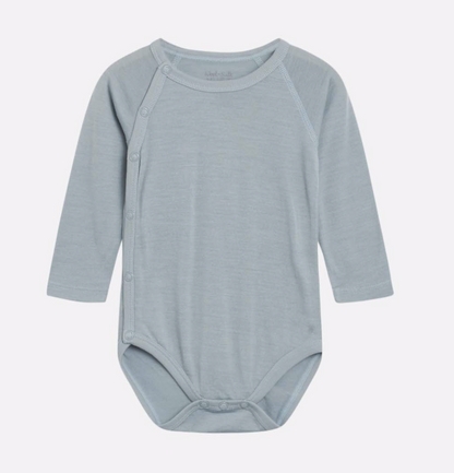 Hust &amp; Claire - Baby Body Langarm blau - AURYN Shop