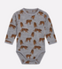 Hust & Claire - Baby Body Langarm mit Tiger Print - AURYN Shop