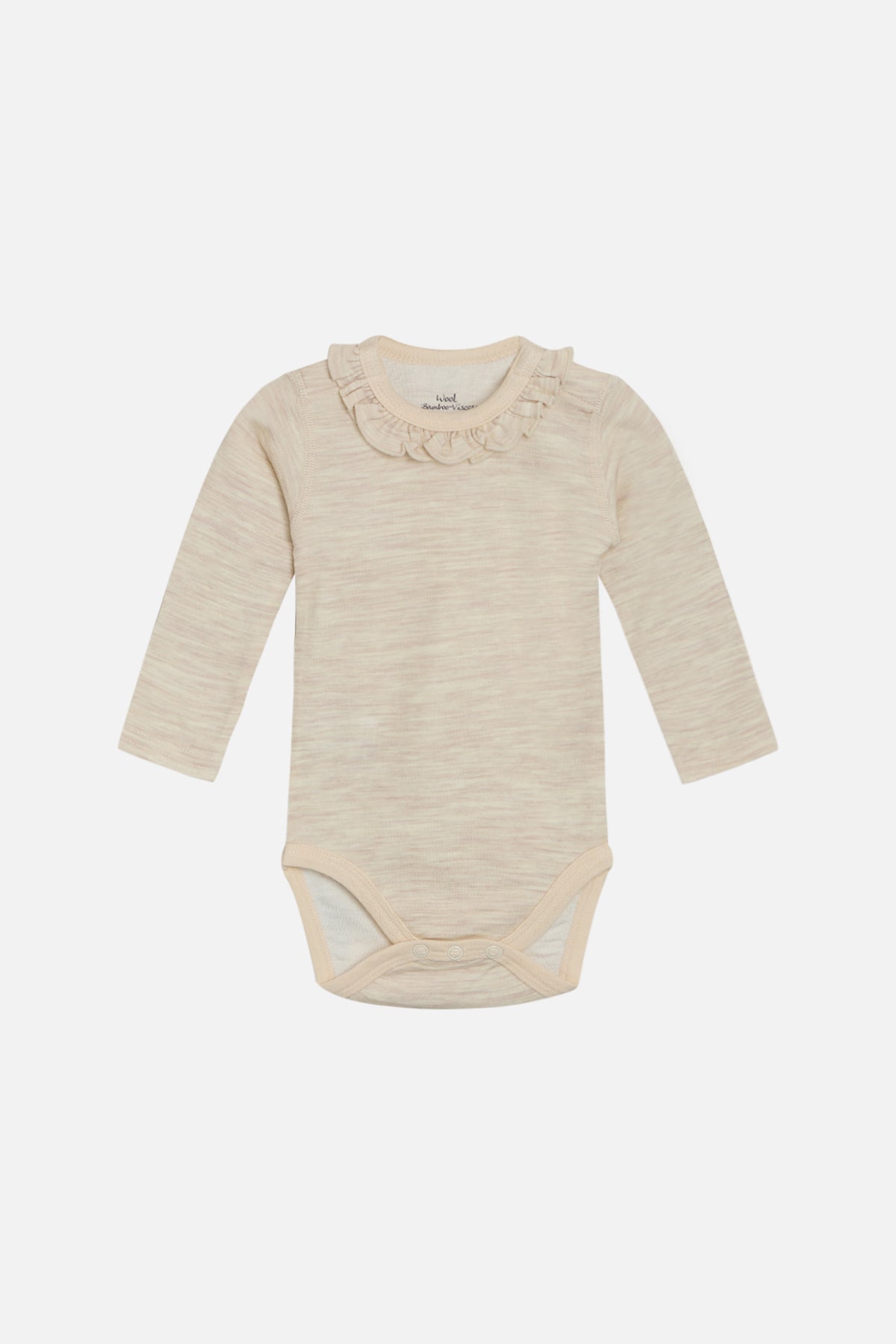Baby Body Wolle/ Bambus natur, fair produziert von hust and Claire