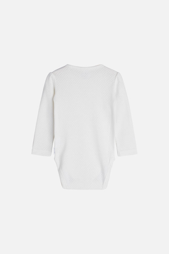 Hust &amp; Claire - Baby Body Bess mit Rüschenkragen weiß - AURYN Shop