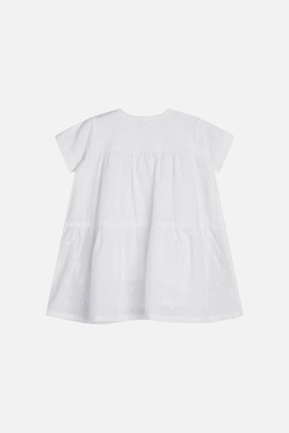 Hust &amp; Claire - Babykleid Kristiane weiß - AURYN Shop