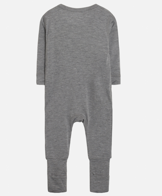 Hust &amp; Claire - Babystrampler Langarm grau - AURYN Shop
