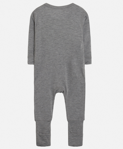 Hust &amp; Claire - Babystrampler Langarm grau - AURYN Shop
