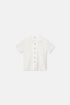 My Little Cozmo - Kinderhemd Muslin natur Biobaumwolle